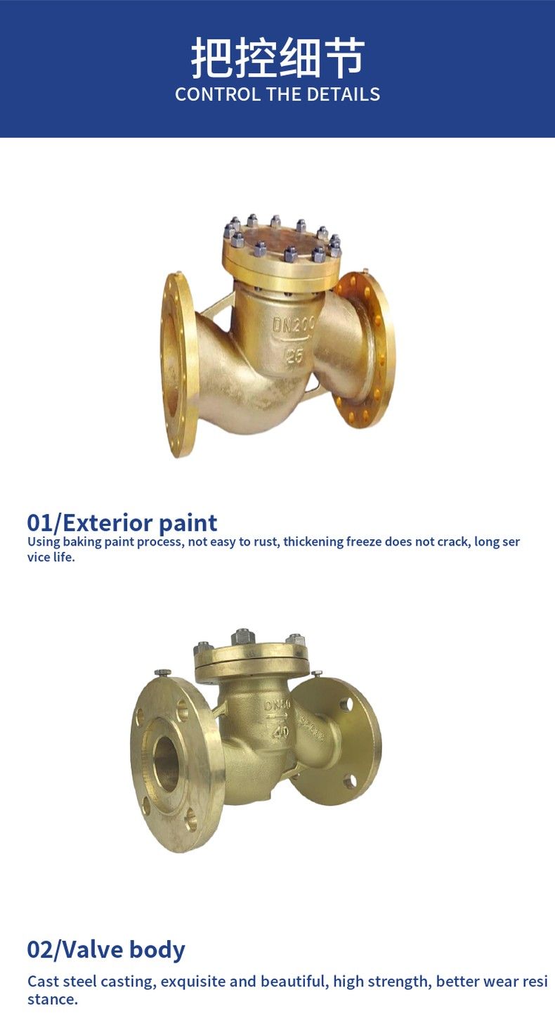 H41W brass lift check valveI. Main performance specifications